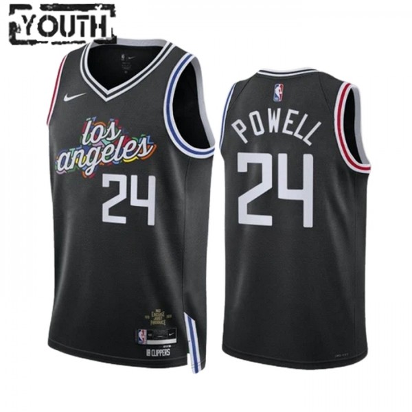 Los Angeles Clippers Trikot Norman Powell 24 Nike 2022-23 City Edition Schwarz Swingman - Kinder Los Angeles Clippers Trikot Norman Powell 24 Nike 2022-23 City Edition Schwarz Swingman - Kinder